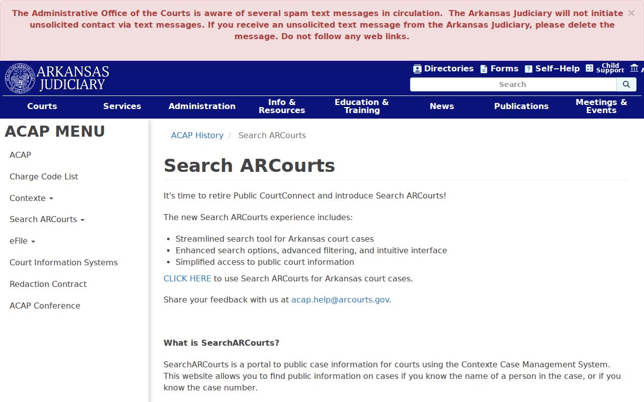 Baxter County criminal court cases Search ARCourts information