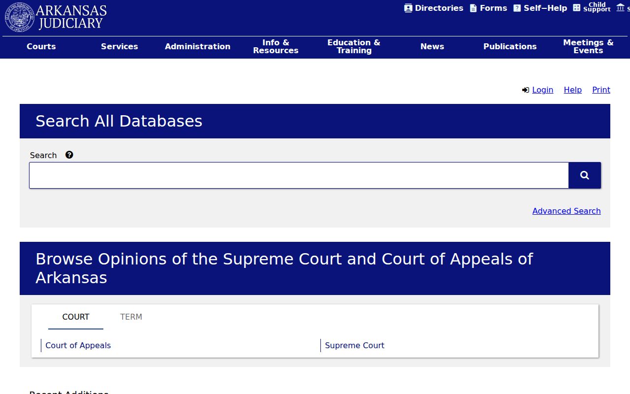 Baxter County criminal court cases Arkansas court rules